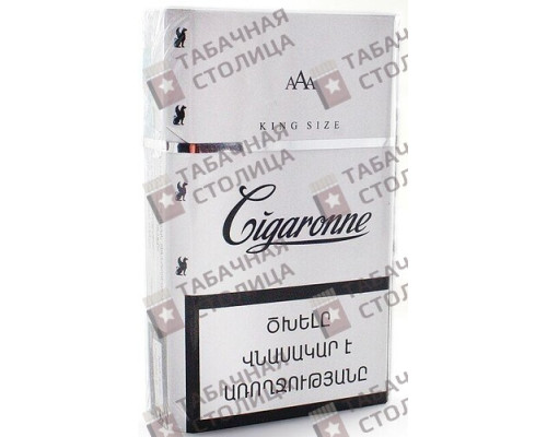 Сигареты Cigaronne White King Size